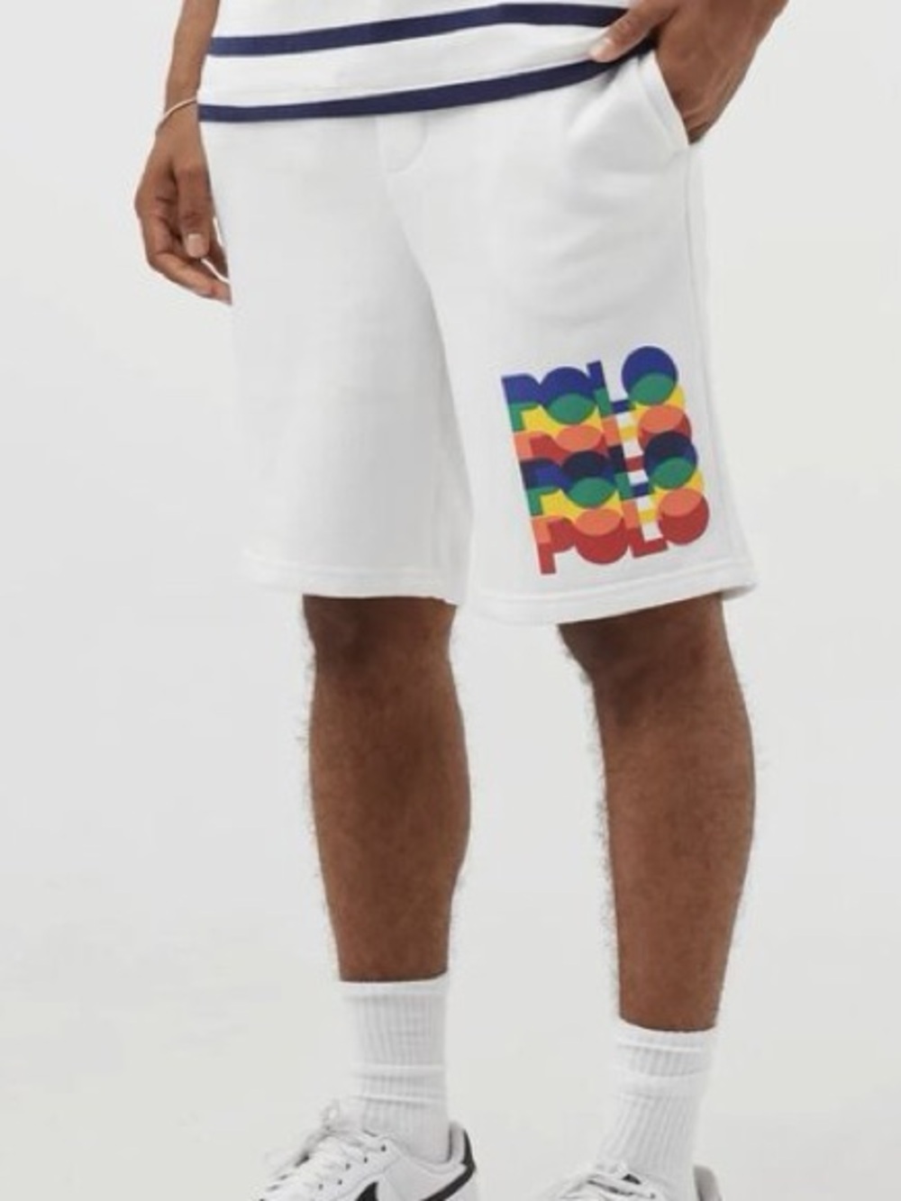 EUC* Ralph Lauren Shorts with Rainbow logo sz XL